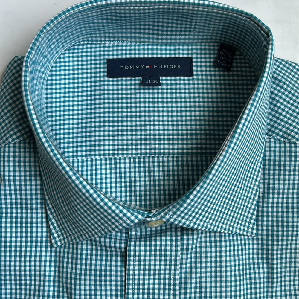 NWT Tommy Hilfiger Button Up Shirt - Sz 17 1/2